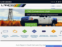 Tablet Screenshot of lancerautogroup.com